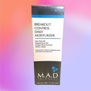 M.A.D Skincare Breakout Control Daily Moisturizer 1.7 oz New in Damaged Box